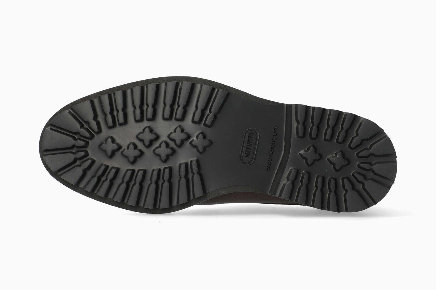 Mephisto Batiste Men's Dress Shoe Dark Brown Sole