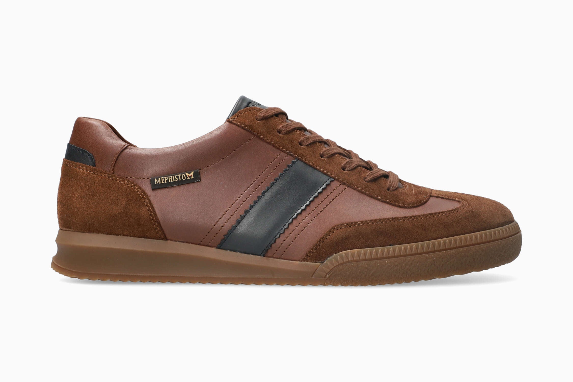 Mephisto Men’s Size 12.5 Brown Leather Lace-Up Comfort Shoes Shock Absorb sole Norwin - Brown | Mephisto Canada main image 3