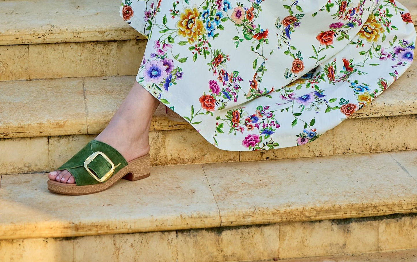 Mephisto Women's Sandal Foline Olive Lifestyle