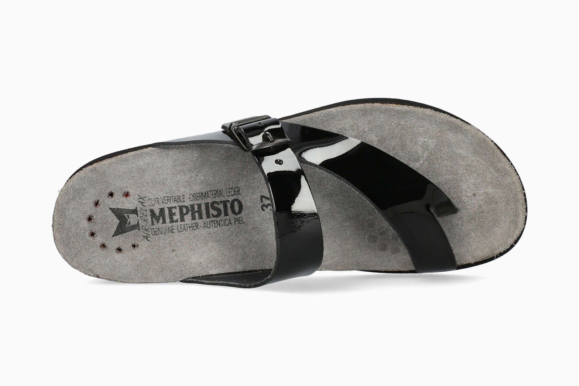 Helen Classics Mephisto Women's Sandals Black Patent Top