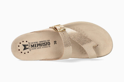 Mephisto Helen Metallics Women's Sandal Sand Havana Top