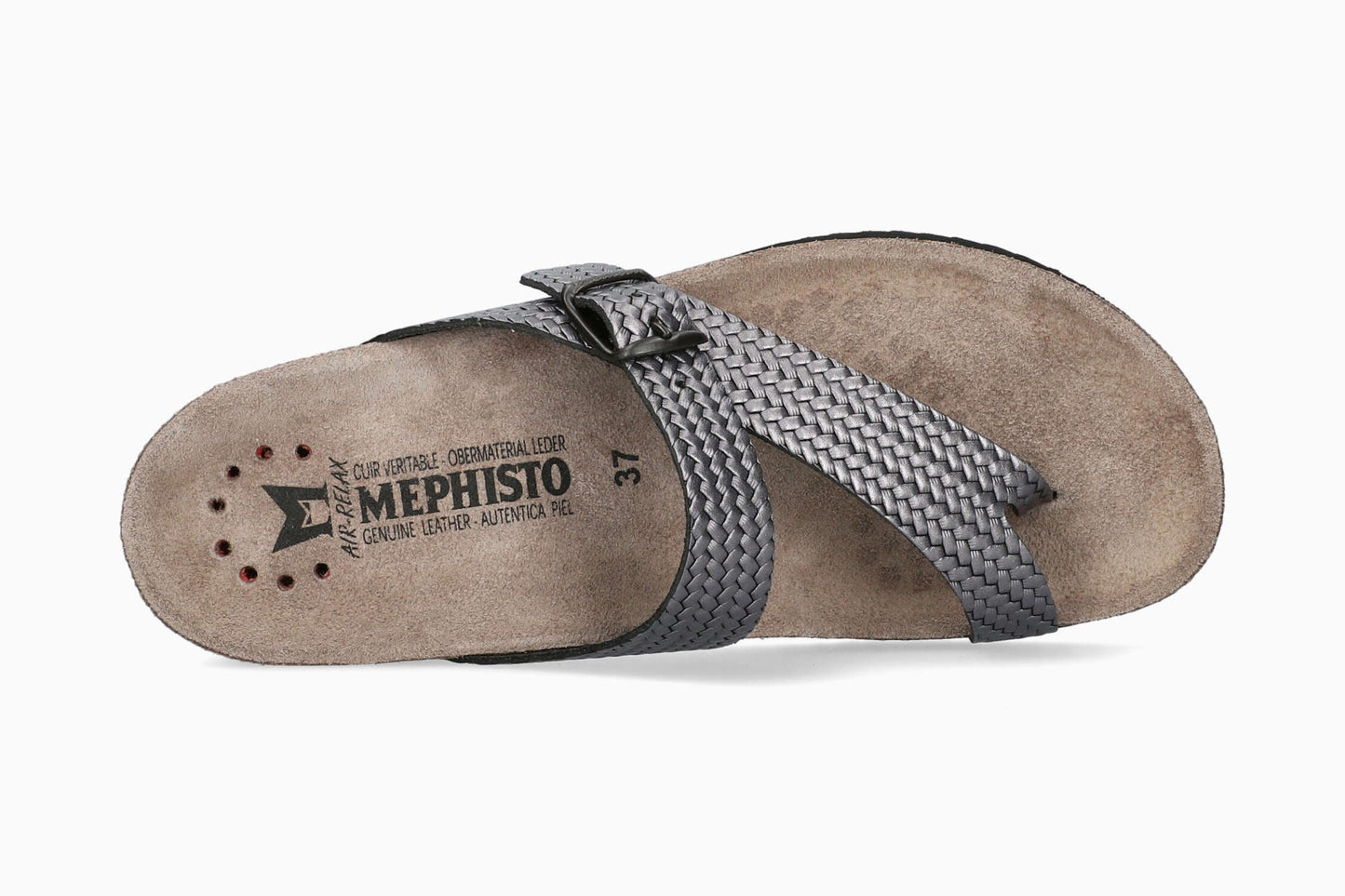Helen Classics Mephisto Women's Sandals Grey Twist Top