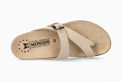 Helen Classics Mephisto Women's Sandals Lt Sand Sandvel Top