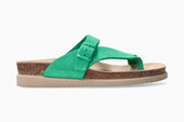 MEPHISTO Helen Brights - Green Velours sandal