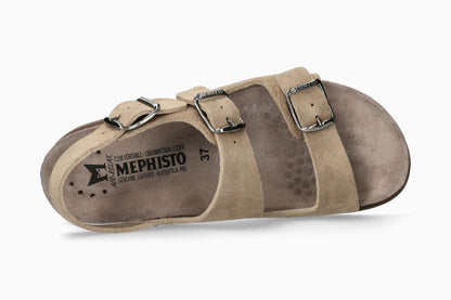 Hetty Mephisto Women's Sandals Warm Grey Top