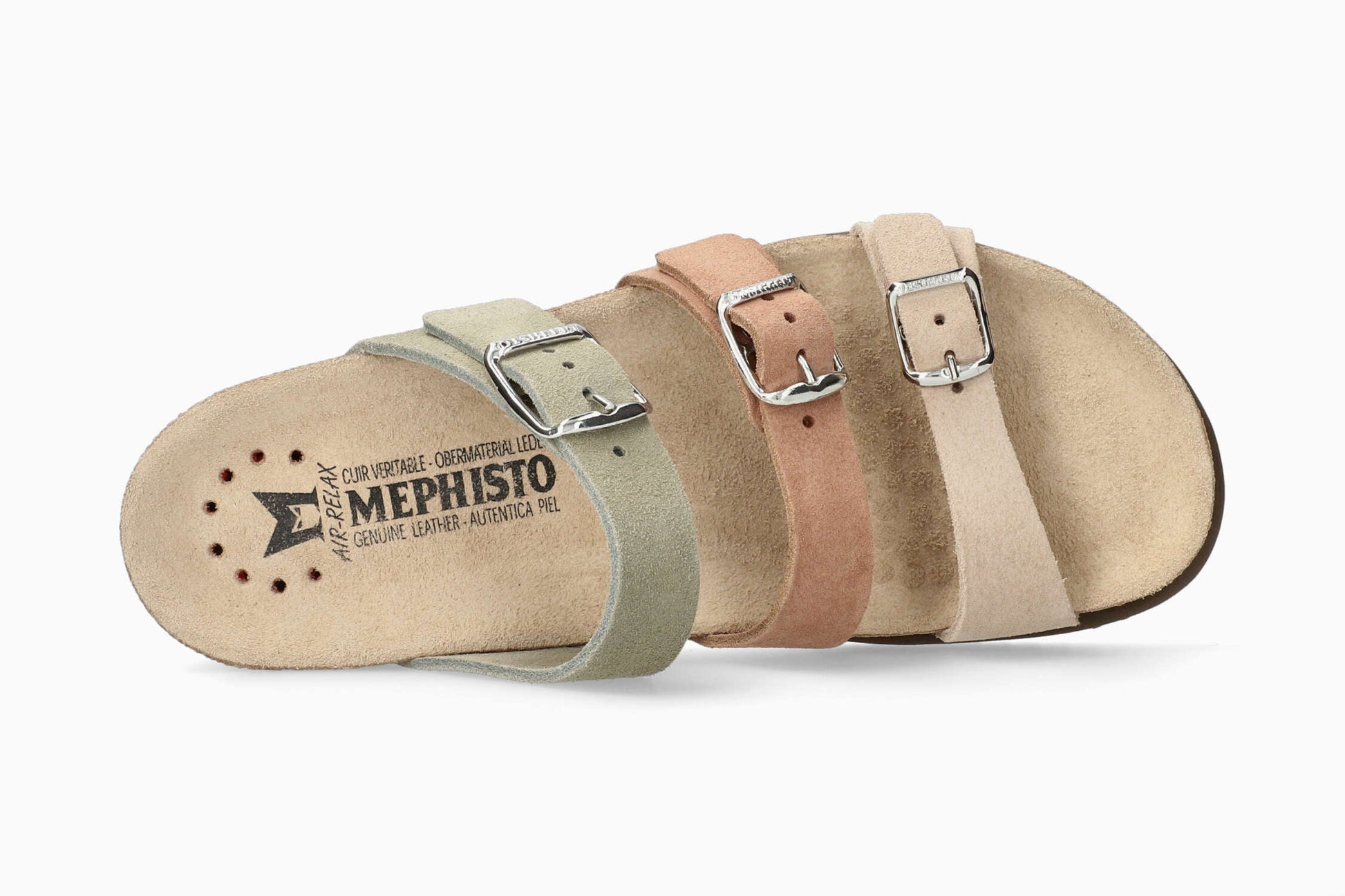 Hyacinta Mephisto Women's Sandals Sand Khaki Top
