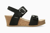 Lissandra Mephisto Women's Wedge Sandals Black Sandalbuck