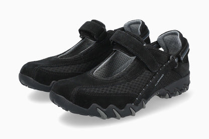 Allrounder Niro Solid Black Suede Women's Shoe