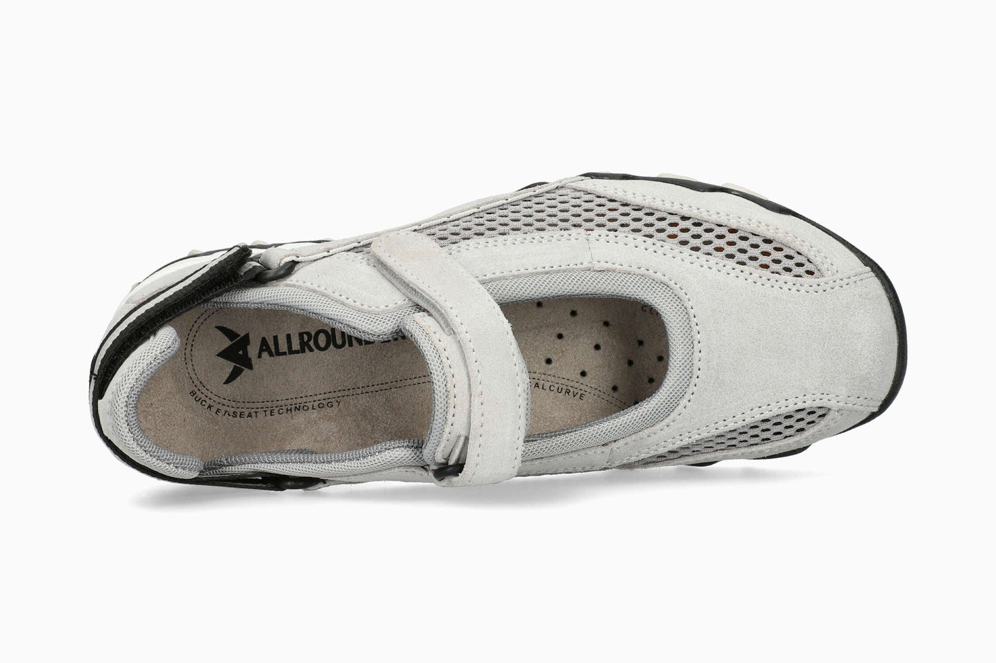 Allrounder Niro Solid Silver Scone Women's Shoe Top