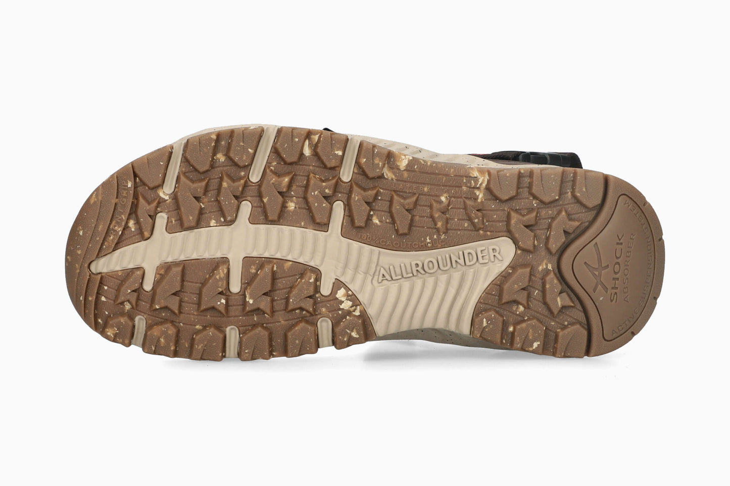 Allrounder Riverside Men's Sandal Dark Brown Sole