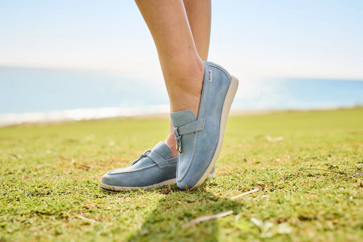 Mephisto Women's Loafer Valenza Sea Blue Lifestyle