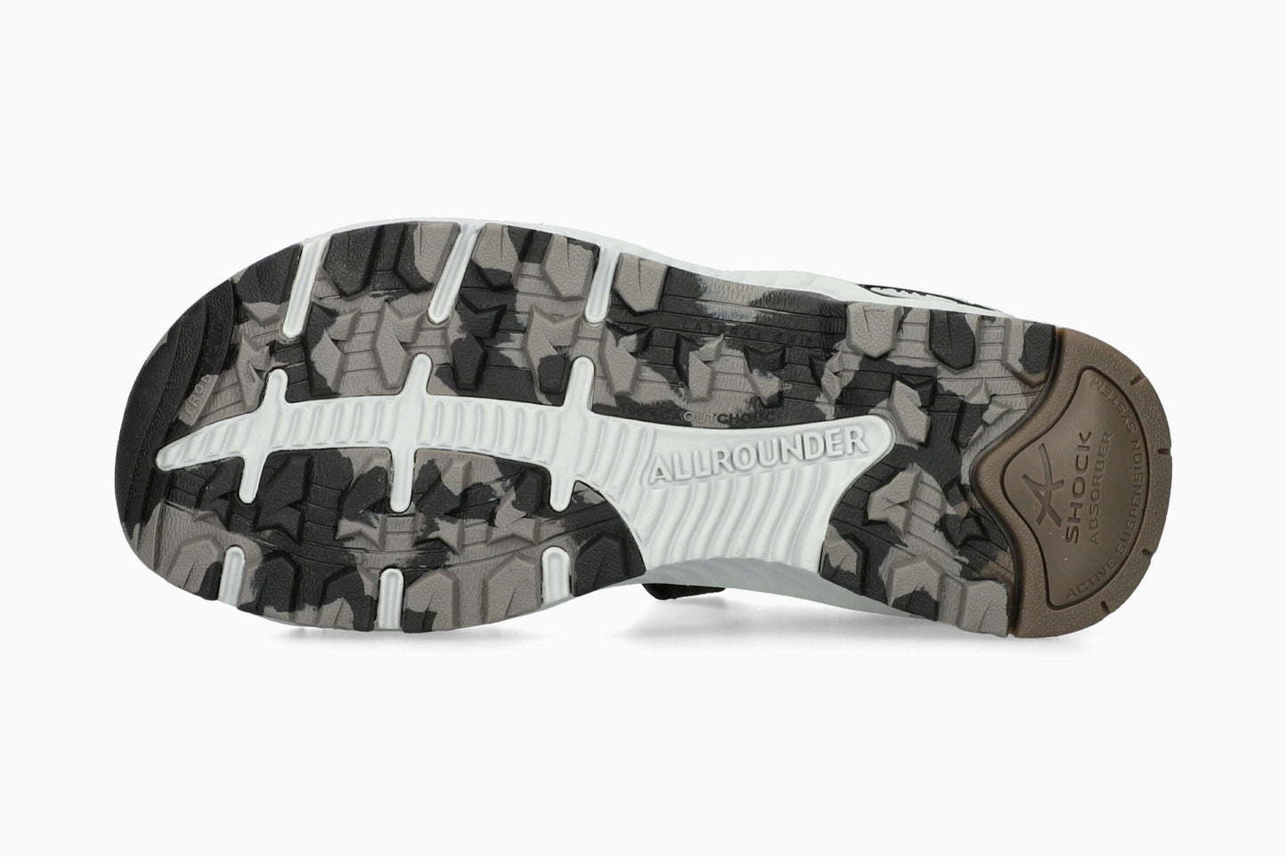 Allrounder Westside Women's Sandal Black Washed Sole