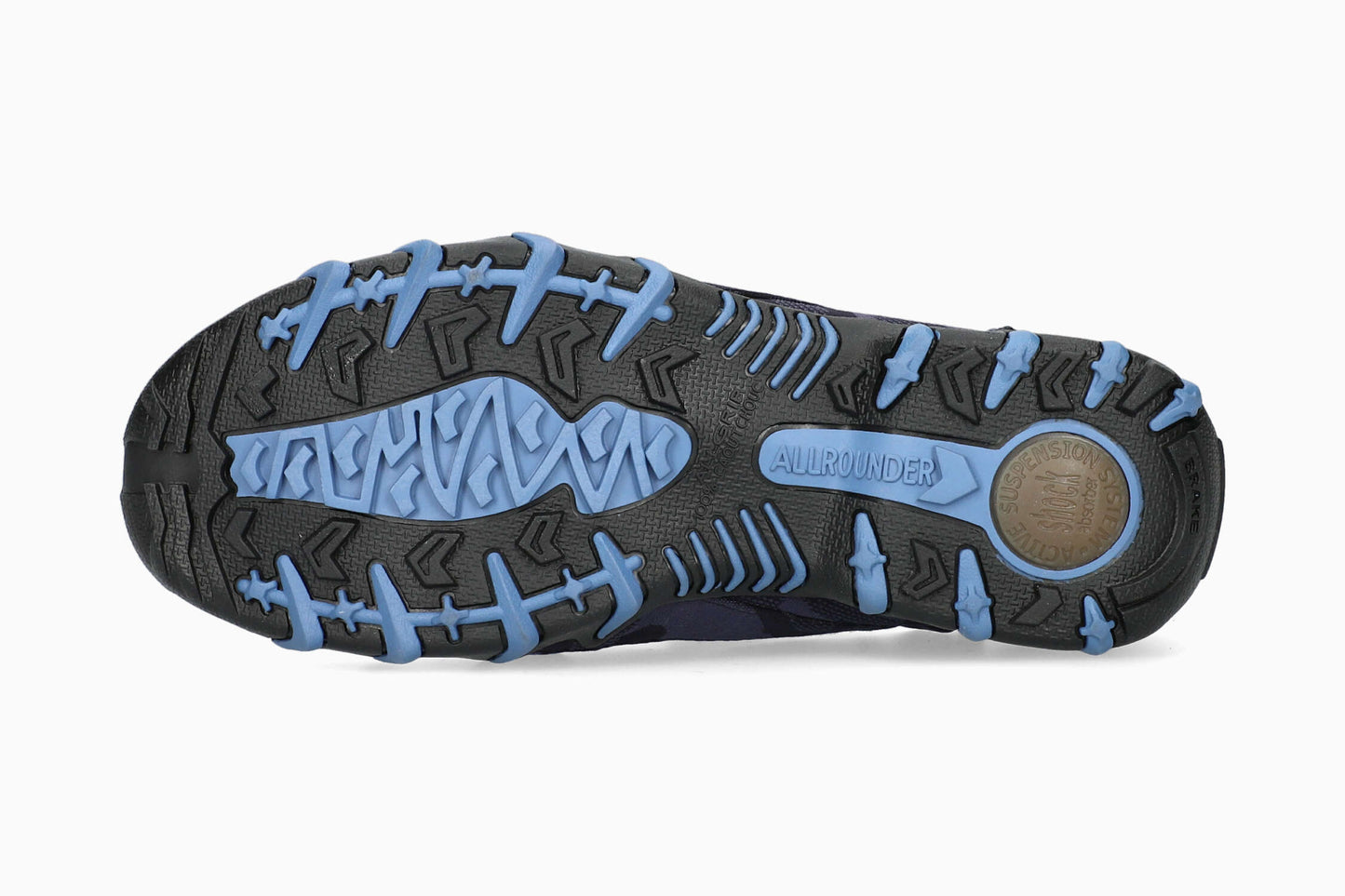 Allrounder Niro Print Petrol Blue Women's Shoe Sole