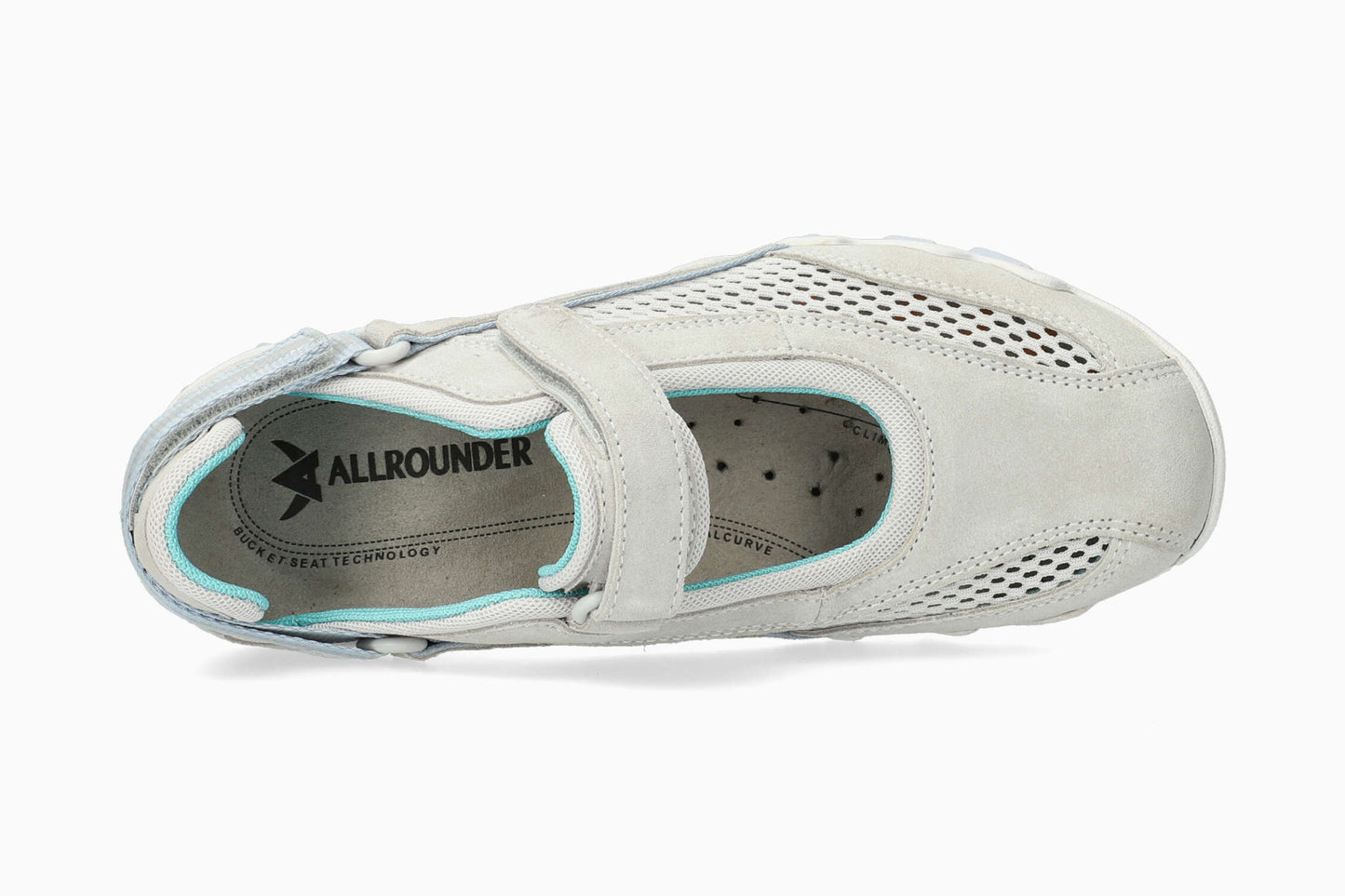 Allrounder Niro Solid Light Grey Women's Shoe Top