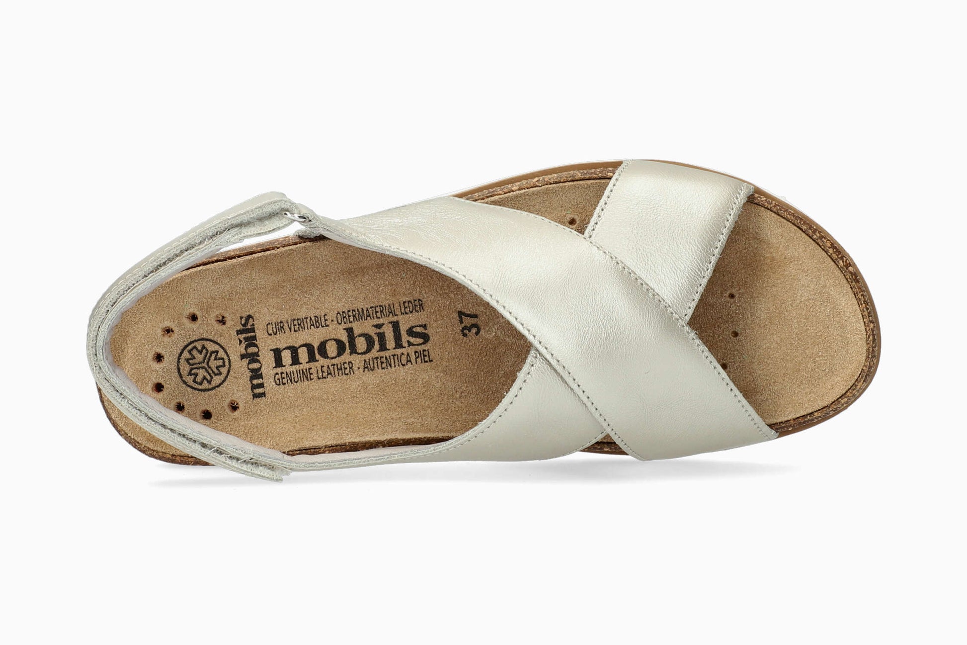 Mobils Tally Light Taupe Women's Sandal Top