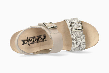 Lissandra Mephisto Women's Wedge Sandals Fog Top