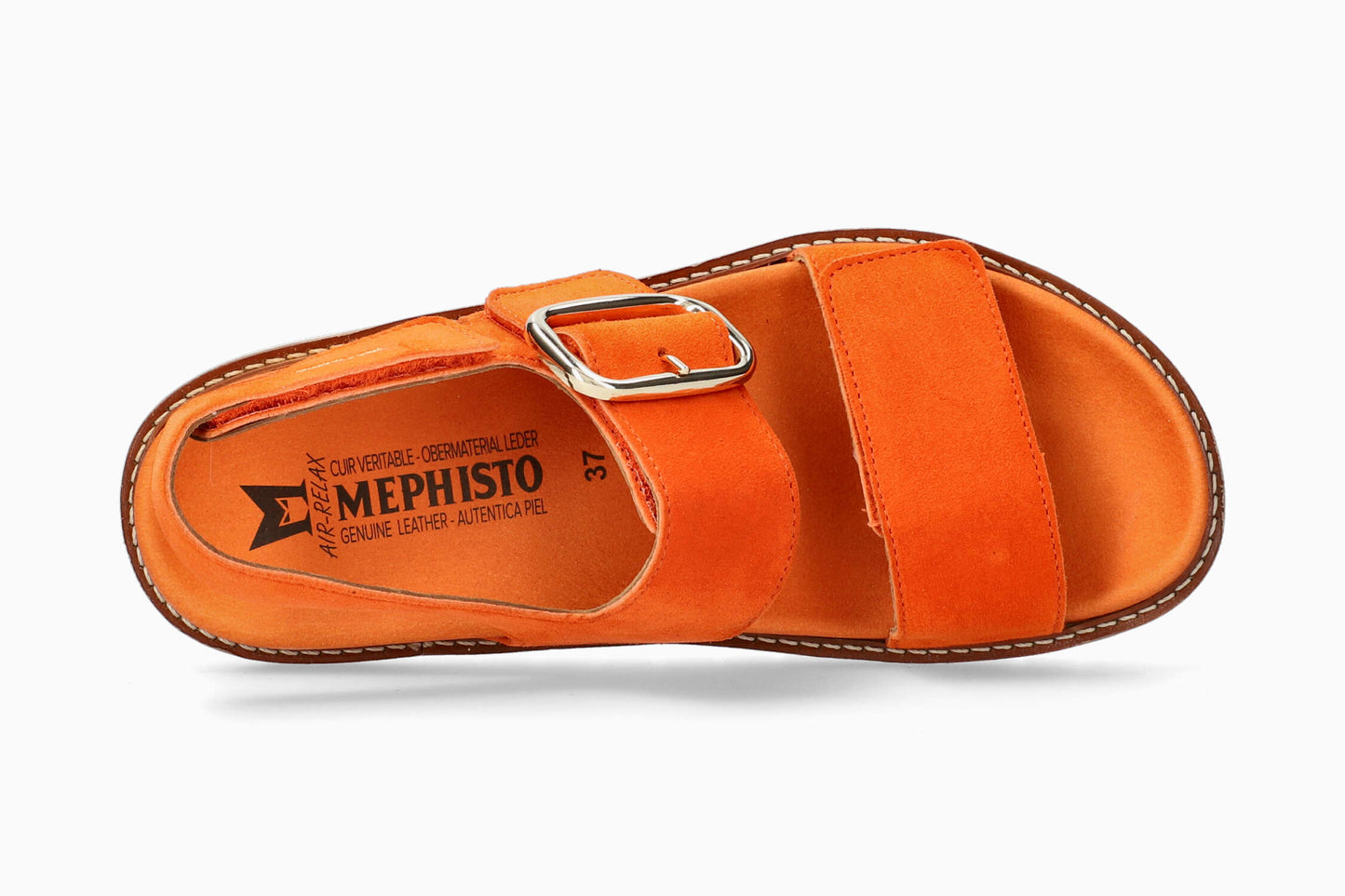 Mephisto Belona Women's Sandal Burnt Orange Top