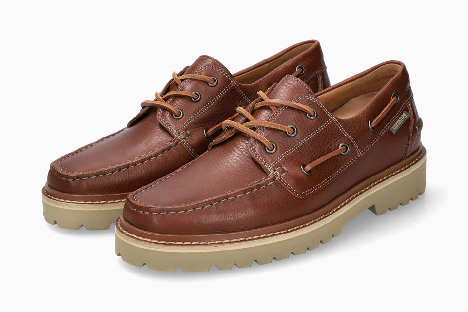Mephisto Men's Boat Shoe Adrien Hazelnut