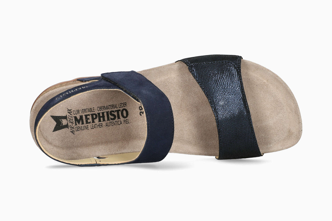 Mephisto Women's Sandal Agave Midnight Blue Top