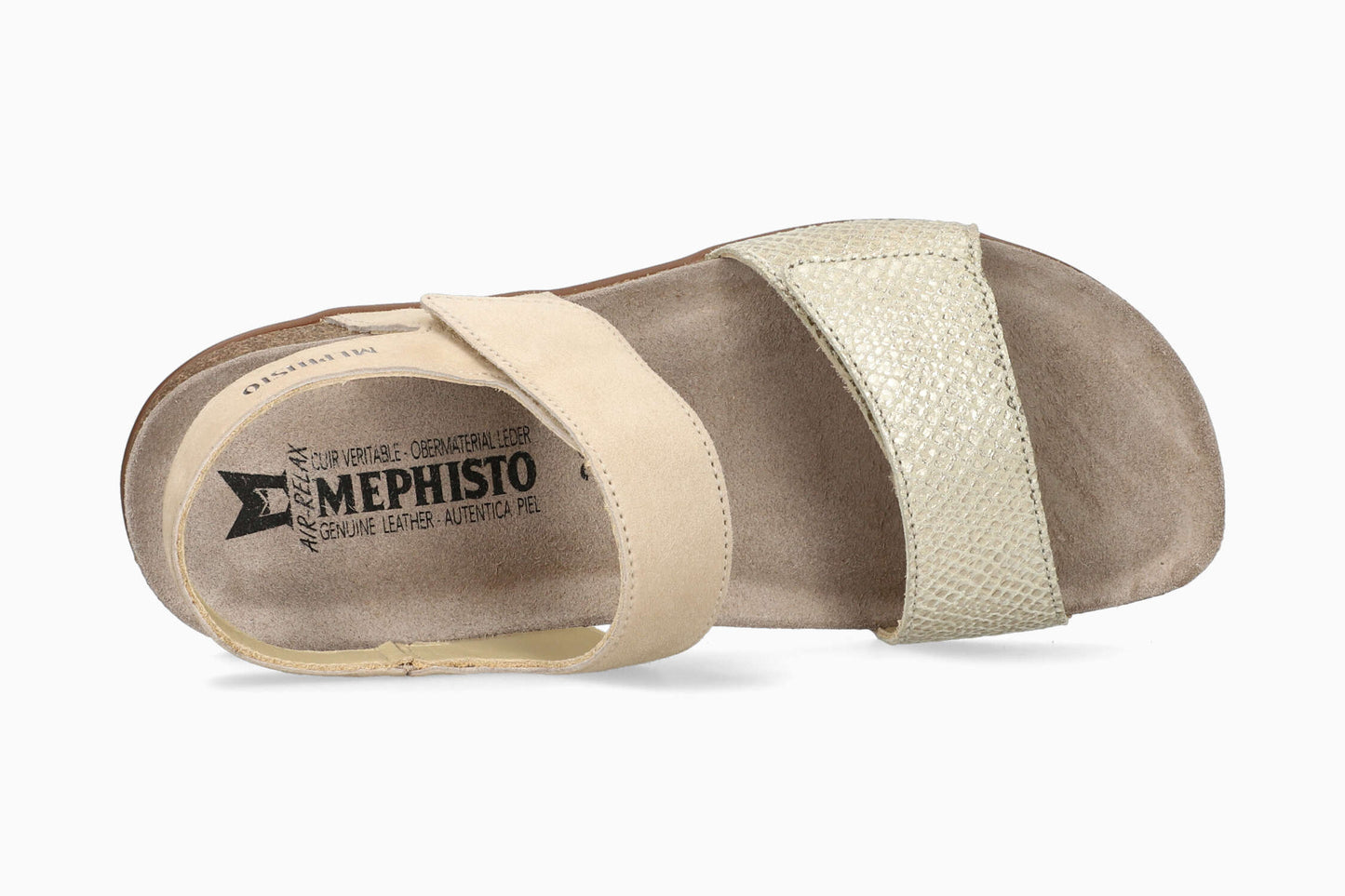 Mephisto Women's Sandal Agave Beige Top