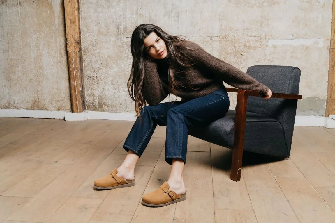 MEPHISTO HALEXIA Women Cork Sandals Brown Leather Velvet