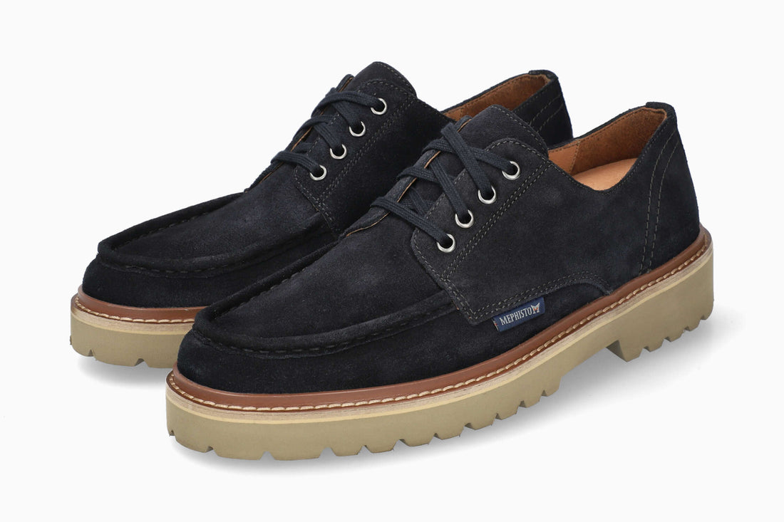 Mephisto Men's Dress Shoe Alessandro Blue