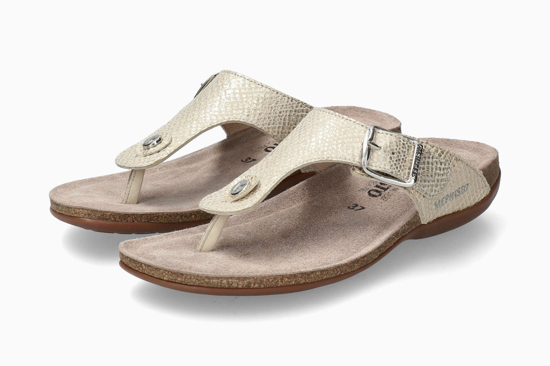 Mephisto Women's Cork Sandal Beige