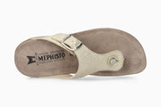 Mephisto Women's Cork Sandal Beige Top