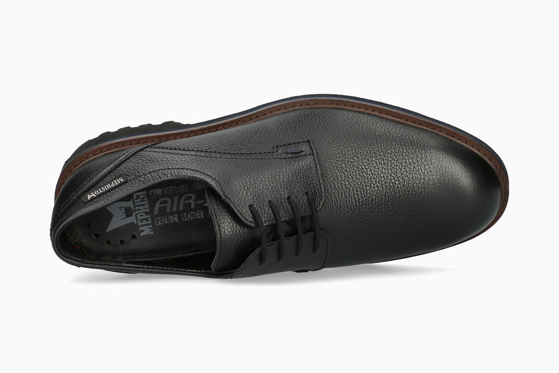 Mephisto Batiste Men's Dress Shoe Black Top