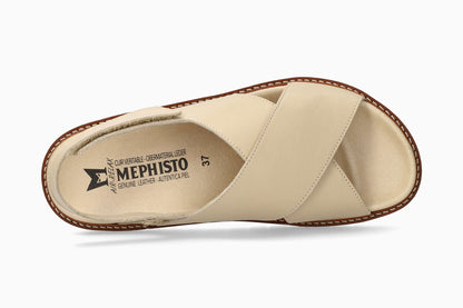 Mephisto Blanche Women's Sandal Light Sand Top