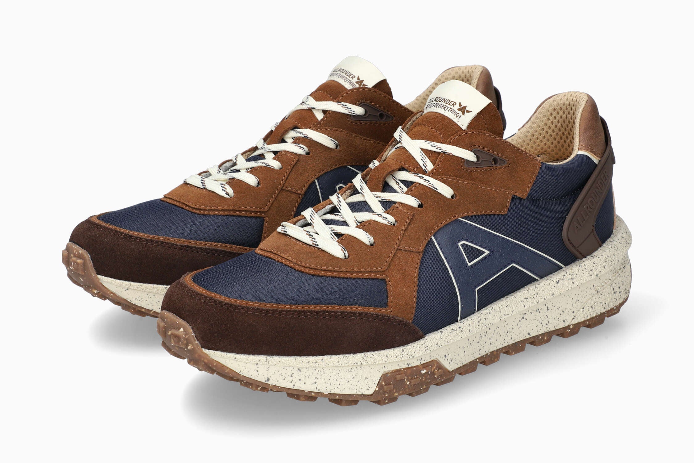 ALLROUNDER BLEND | Men Shoes Brown Leather Textile Velvet