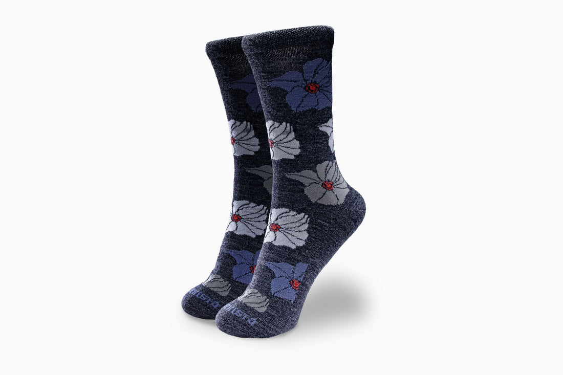 Big Bloom Sock - Charcoal