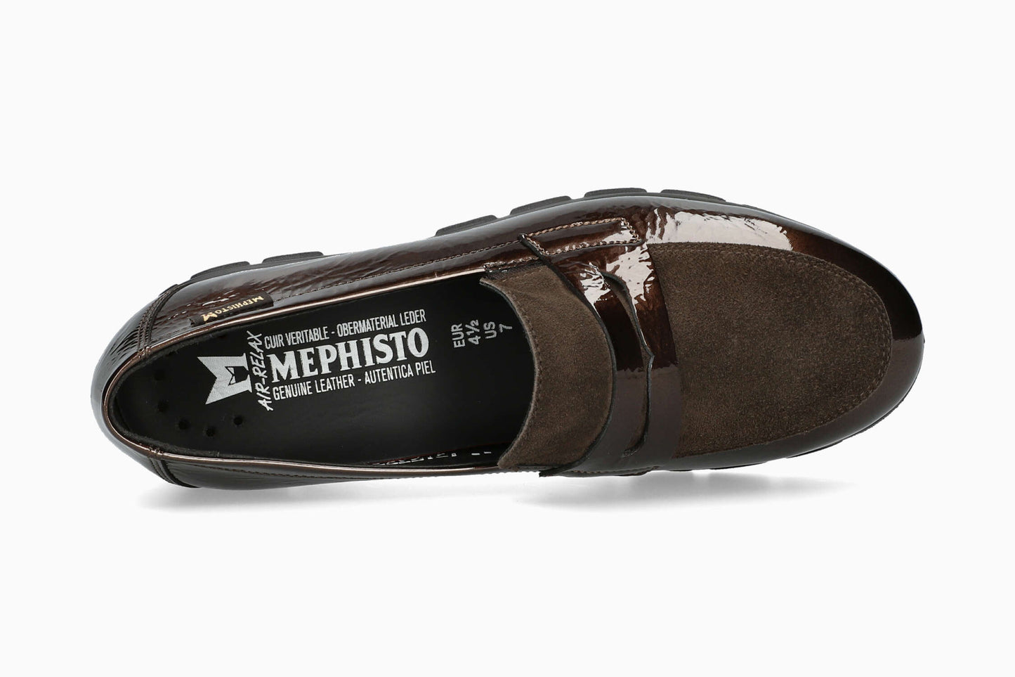 Carima Mephisto Women's Slip Ons Bronze Top