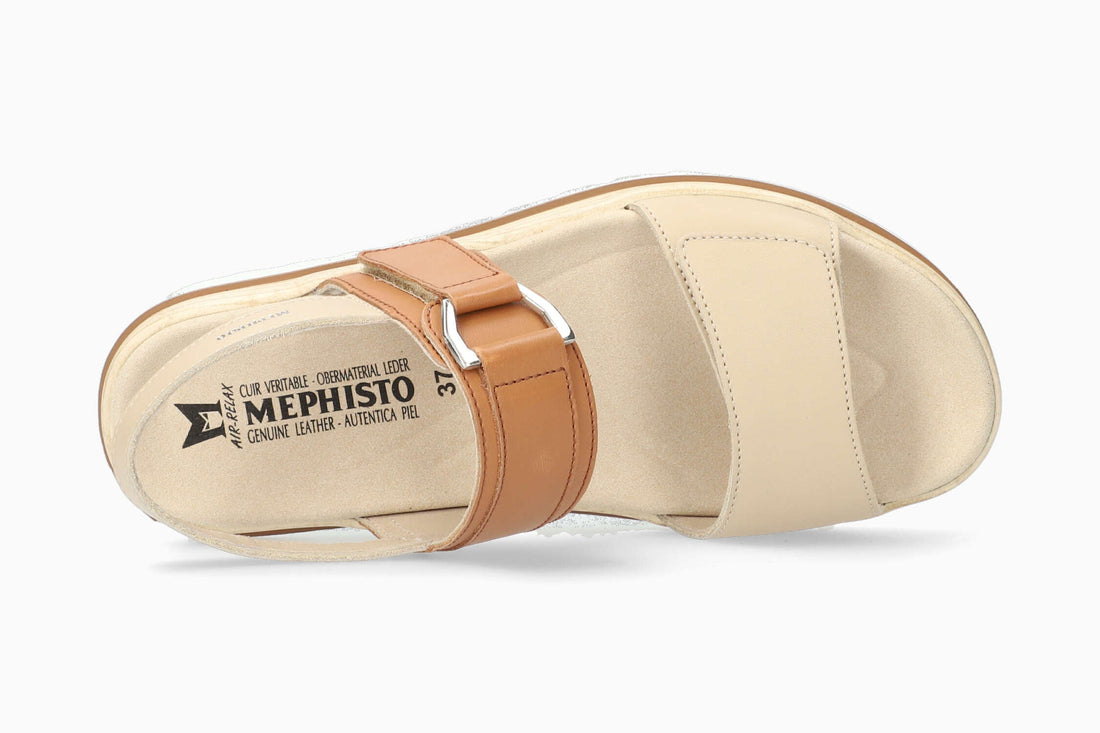 Mephisto Dakota Women's Sandal Light Sand Top