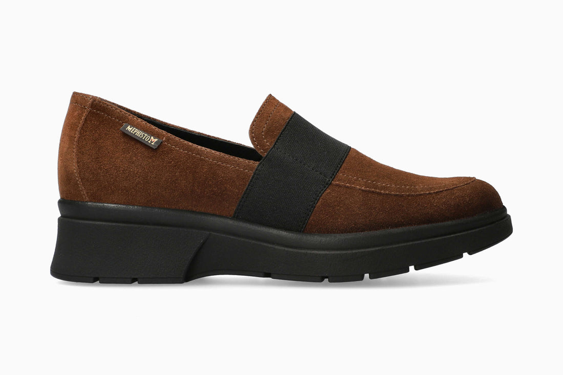 Debby Mephisto Women's Slip Ons Brown