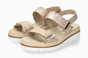 Dominica Mephisto Women's Sandals Nude Full Pair