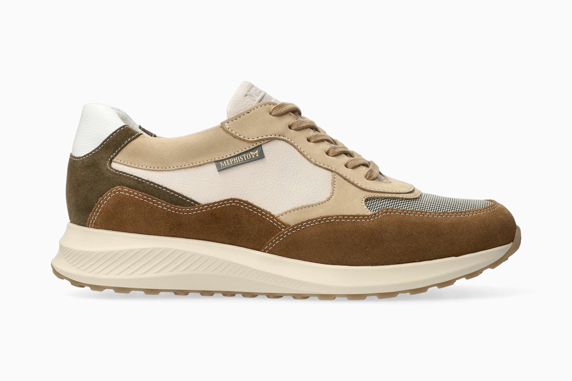 Senza stringhe Mephisto TIAGO SPORTBUCK in nabuk sabbia Uomo Senza