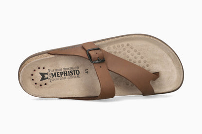 Mephisto Women's Sandal Helen Plus Dark Brown Top