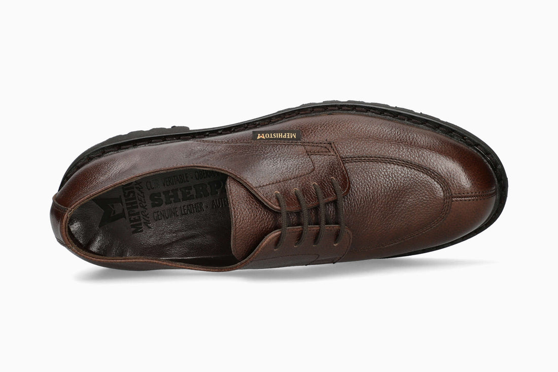 Mephisto Pegasio Men's Dress Shoe Chestnut Top