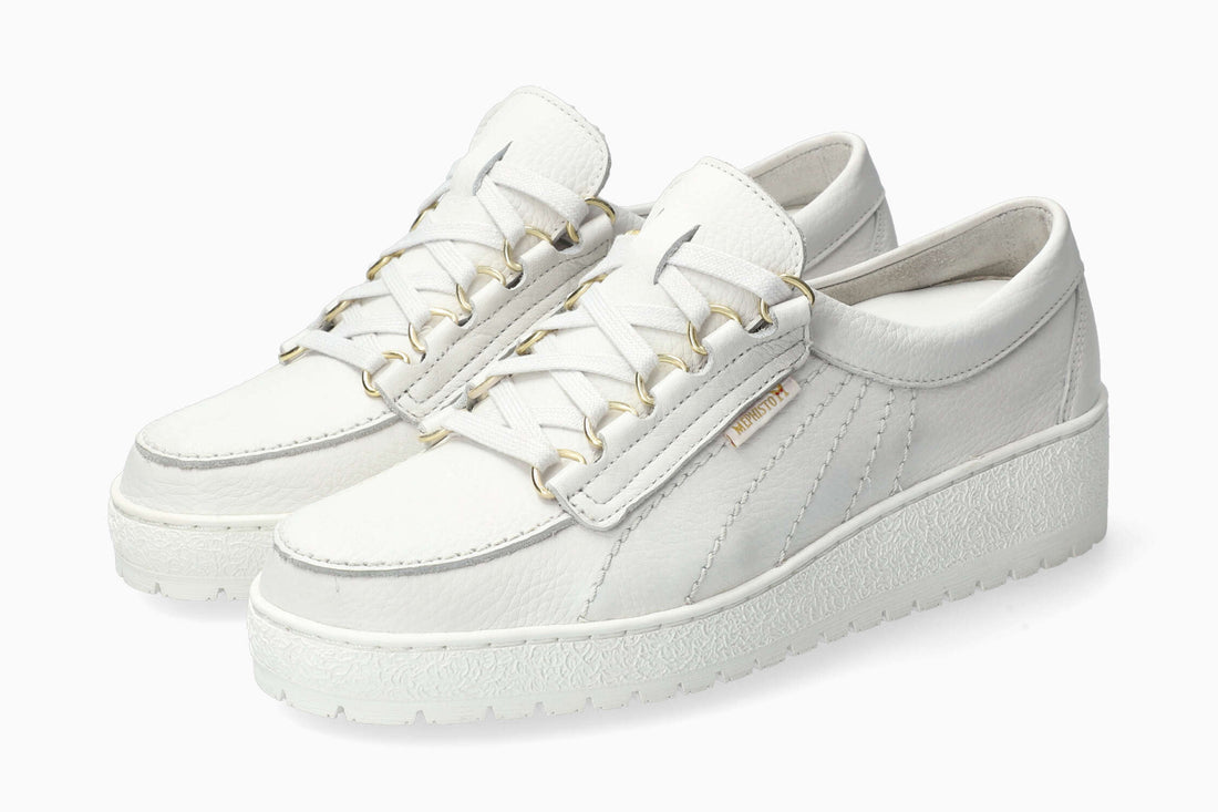Mephisto Women's Sneaker Lady White/Gold
