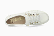 Mephisto Women's Sneaker Lady White/Gold Top