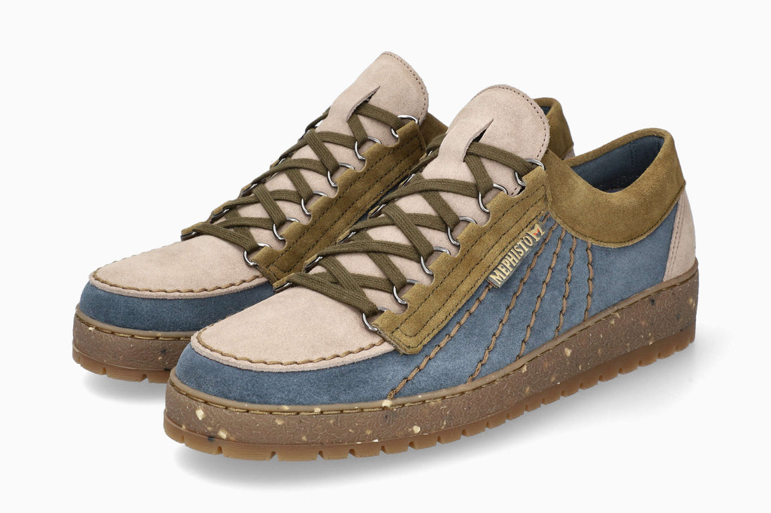 Mephisto Men's Sneaker Rainbow Denim