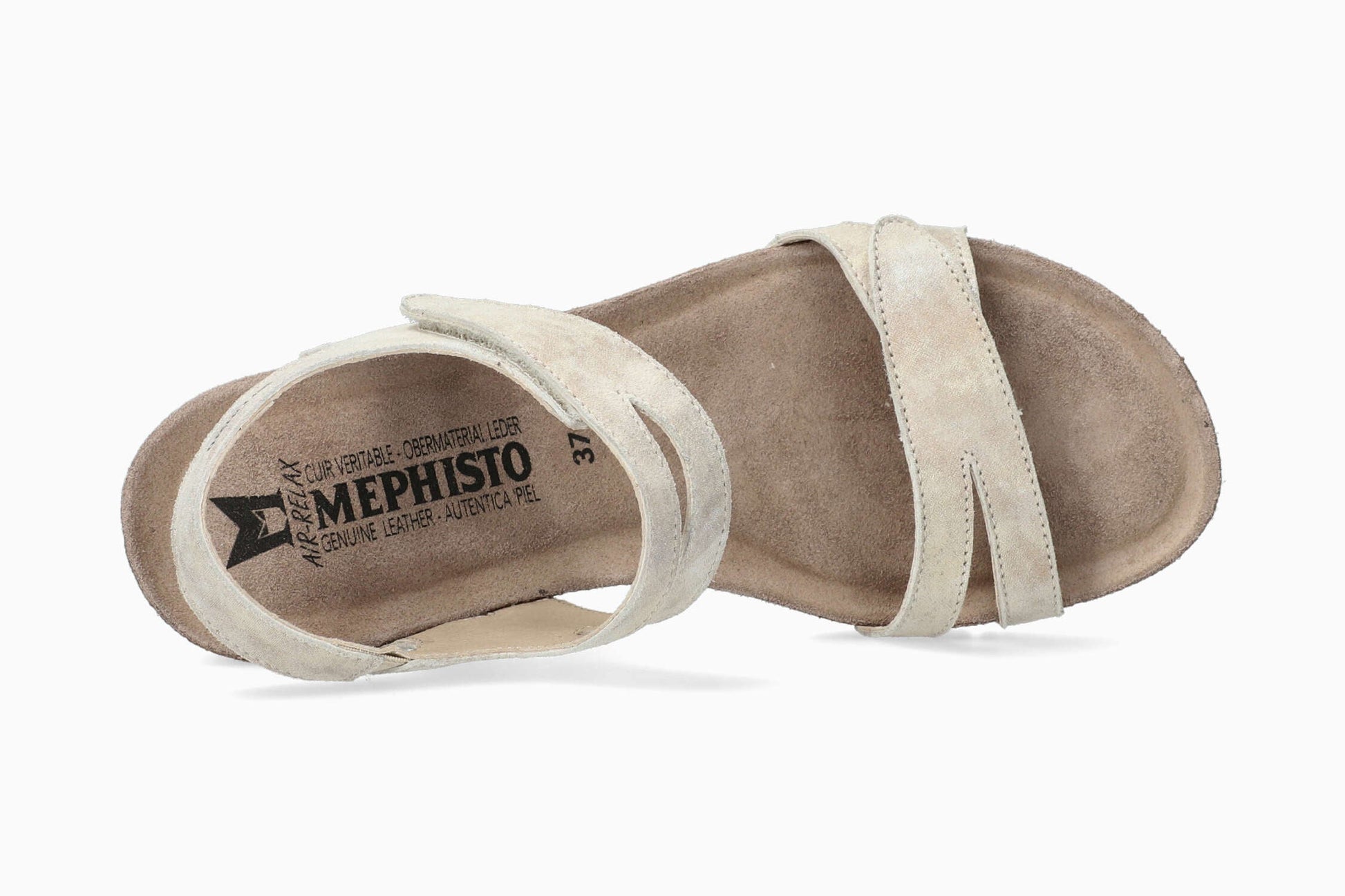 Mephisto Emelia Women's Sandal Light Taupe Top