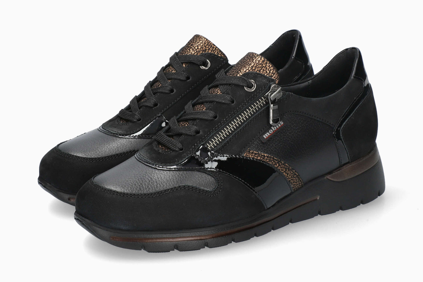 Mobils Women's Sneaker Ereen Black Nubuck