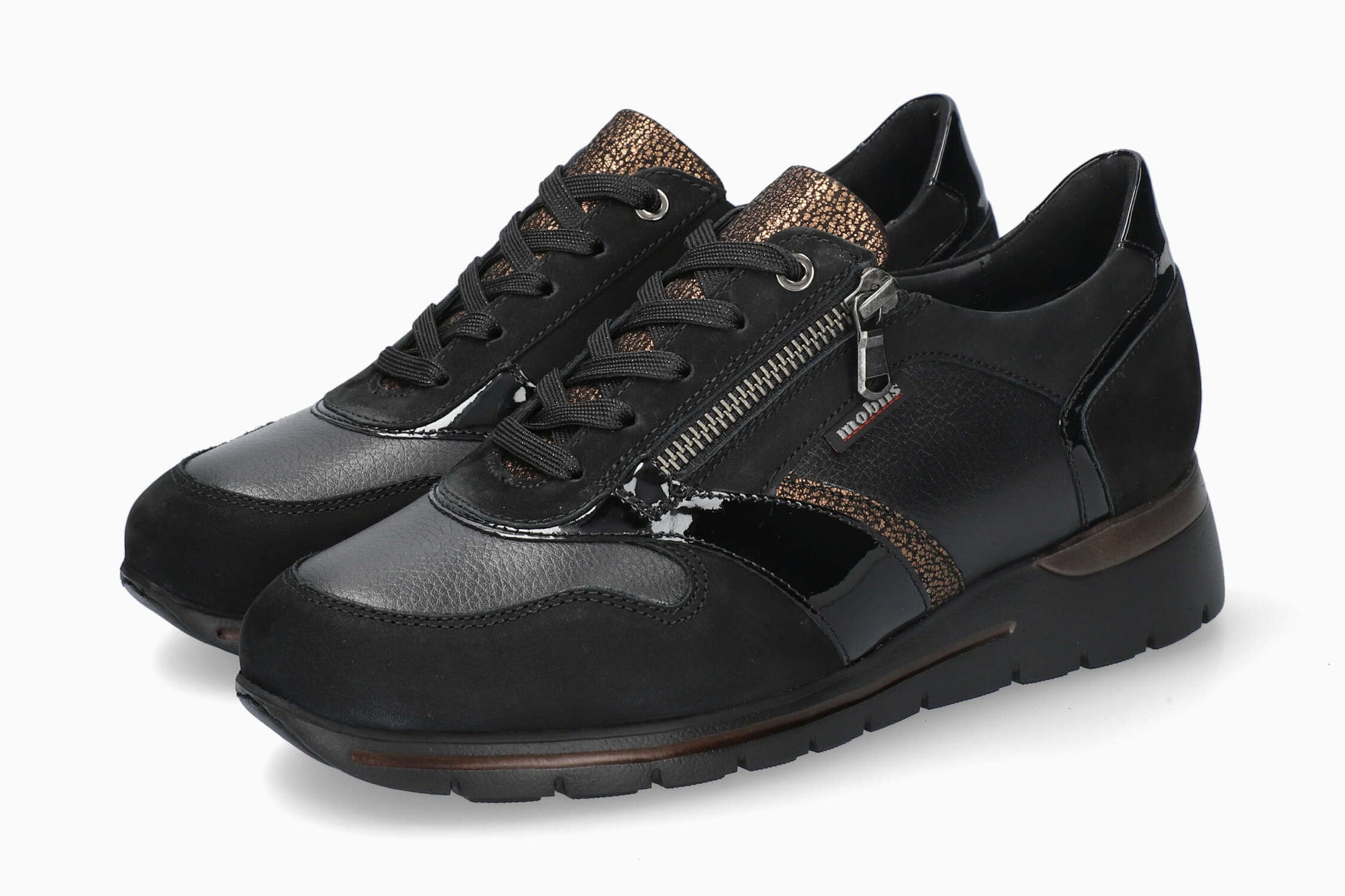 Mobils Women's Sneaker Ereen Black Nubuck