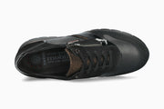 Mobils Women's Sneaker Ereen Black Nubuck Top
