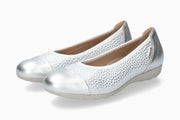 Mephisto Women's Flat Erika Silver