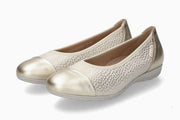 Mephisto Women's Flat Erika Gold