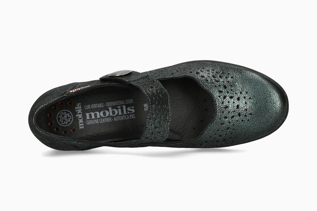 Mobils Fabienne Bottle Green Women's Shoe Top