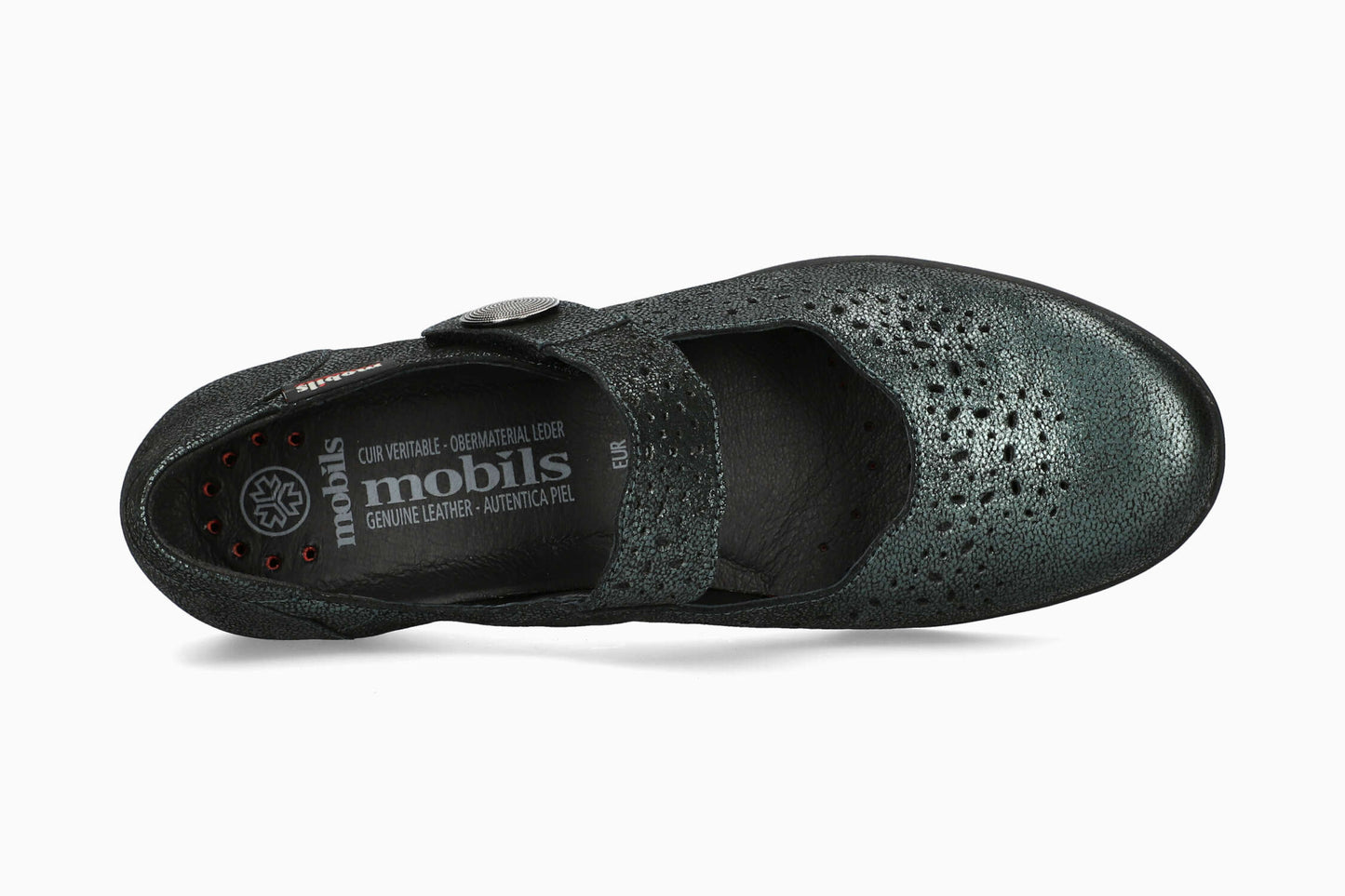 Mobils Fabienne Bottle Green Women's Shoe Top